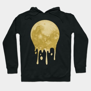 Melting Moon Visual Art - Gold Edition Hoodie